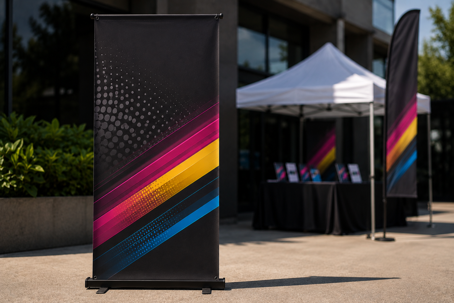 Banner en evento